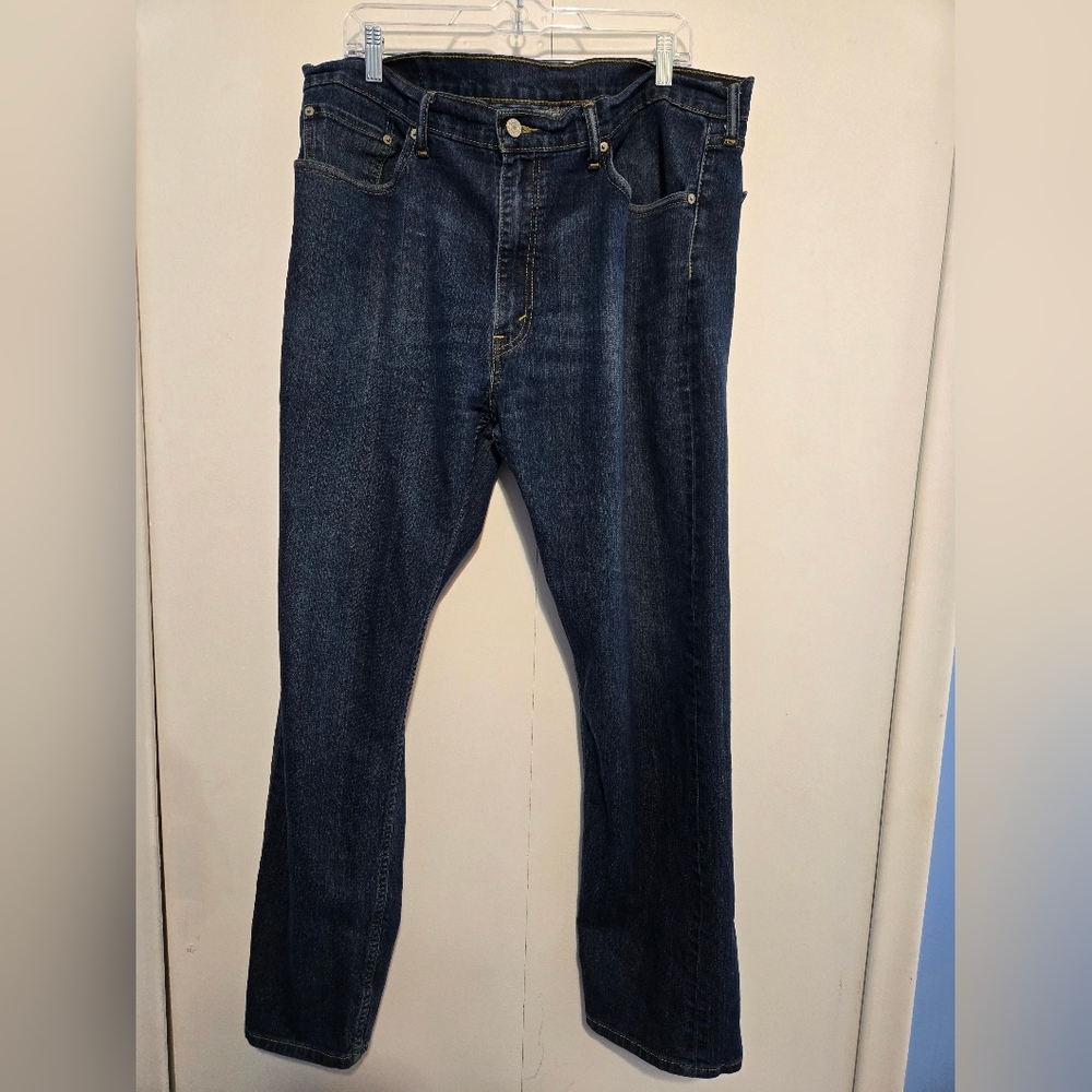 Levi's Men's 505 Straight Leg‎ Dark Blue Jeans - Size 38×32